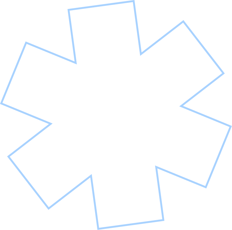 Decorative Asterisk Pattern